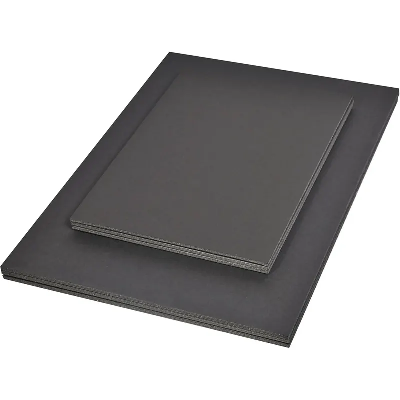 Clairefontaine 93647C Packung (mit 15 Schaumkartons, DIN A3, 29,7 x 42 cm, 3 mm, ideal für Modellieren und Dekorationsarbeiten, leicht und einfach zu bearbeiten, chlorfrei) 15er Pack schwarz