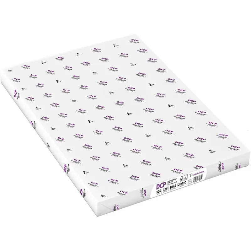 Clairefontaine Kopierpapier 125 Blatt Papier DCP 300g SRA3 450 x 320 mm FSC zertifiziert, weiß