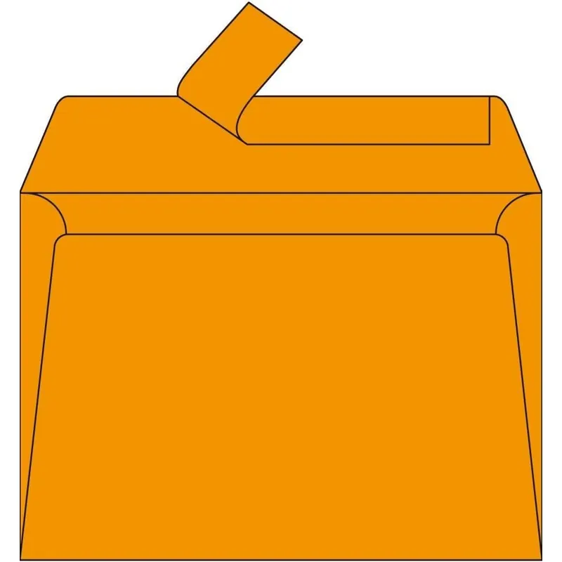 Clairefontaine Pollen Umschläge C6 Clementine 120g/m² 20 Stück