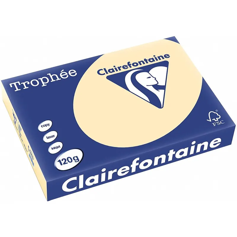 Clairefontaine Trophée 1203C Chamois 120g/m² DIN-A4 - 250 Blatt