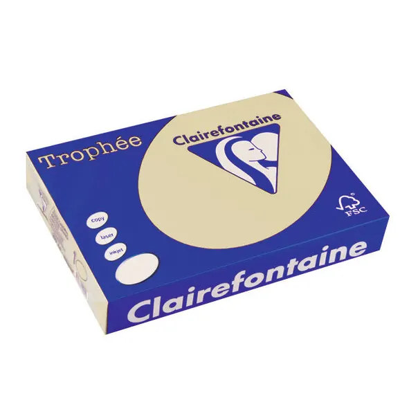 Clairefontaine Trophee 1253C Paper Pastell chamois 80g/m² DIN-A3 - 500 Blatt