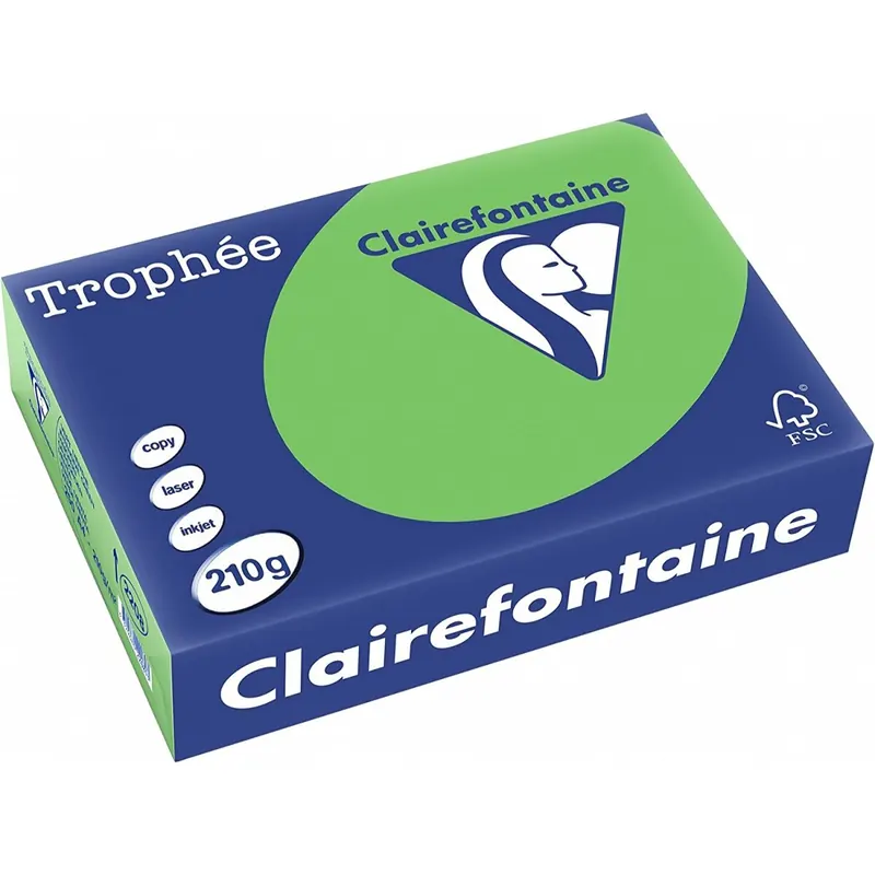 Clairefontaine Trophee 2208C Papier Maigrün 210g/m² DIN-A4 - 250 Blatt