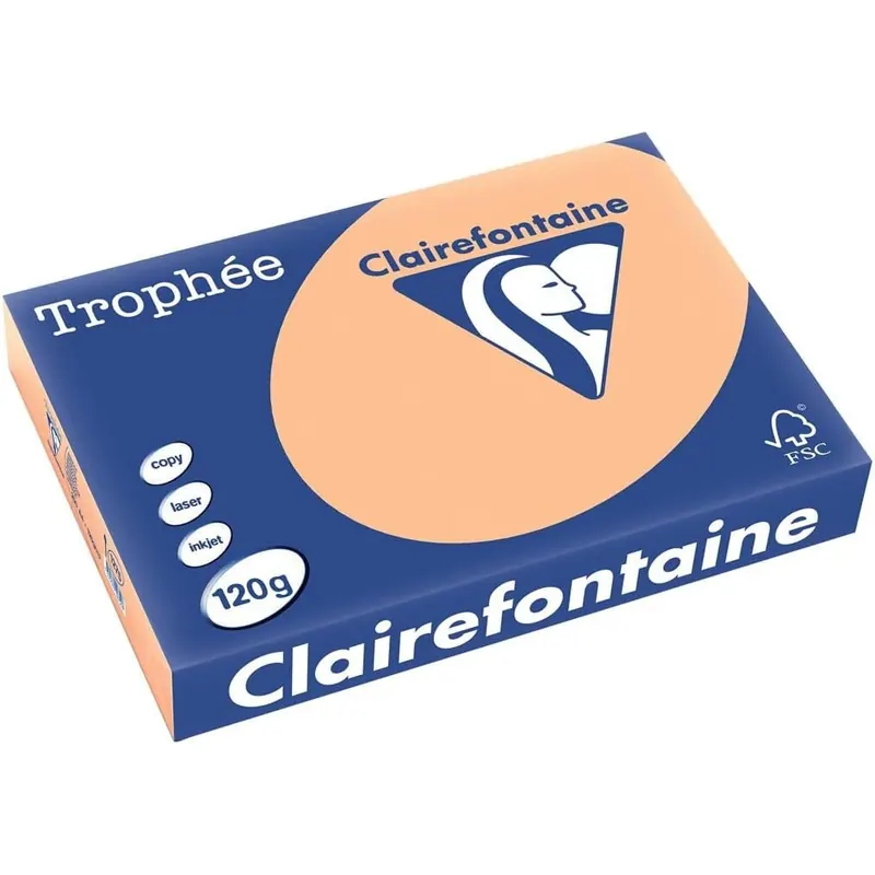 Clairefontaine Trophée Aprikose 120g/m² DIN-A4 - 250 Blatt
