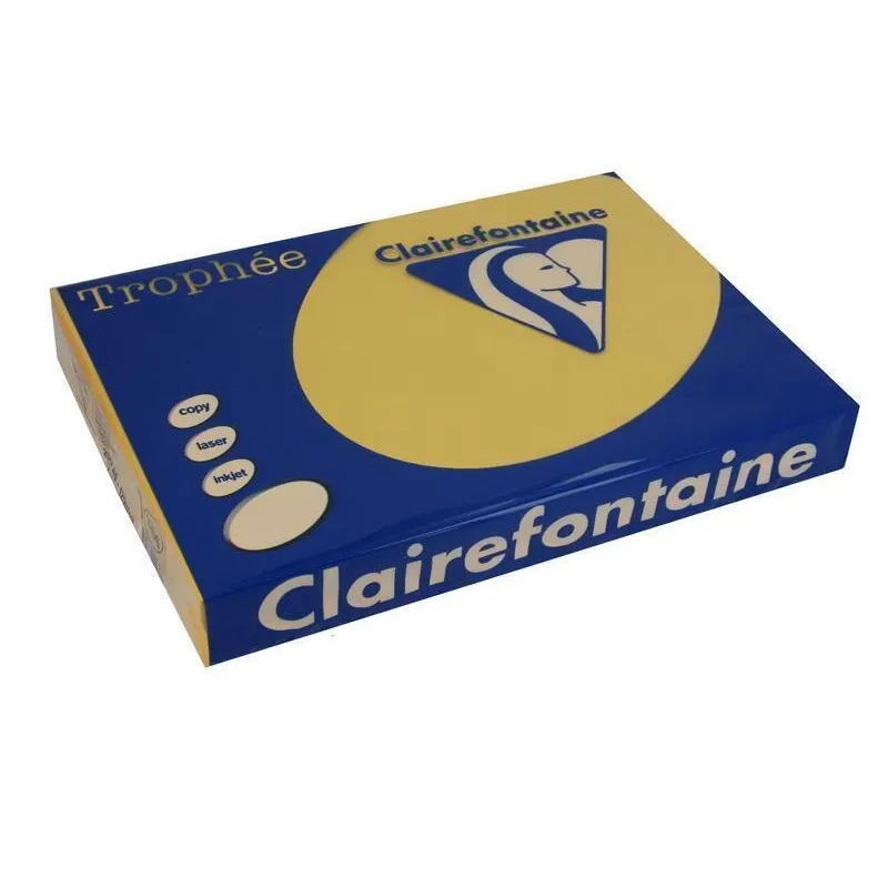 Clairefontaine Trophée colour 1206C Goldgelb 120g/m² DIN-A4 - 250 Blatt