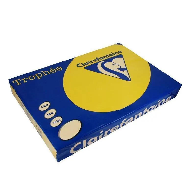 Clairefontaine Trophée Sonnenblumengelb 120g/m² DIN-A4 - 250 Blatt