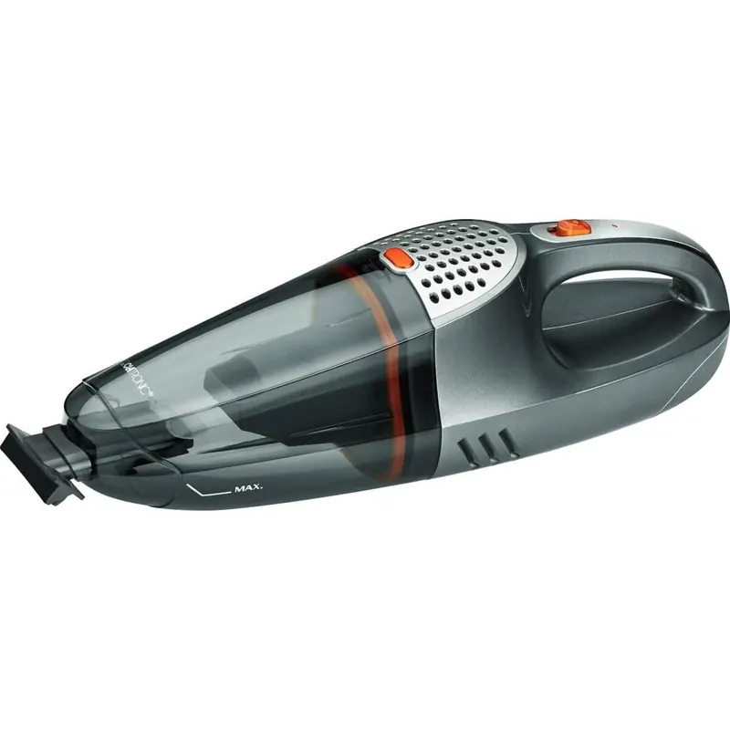 Clatronic Handstaubsauger | Nass-Trocken-Akkusauger | permanent Staubfilter (auswaschbar) | 16,8 Watt | Ladekontrollleuchte | für Auto, Teppich | inkl. 2x Fugendüse (13 cm + 26 cm) | AKS 832