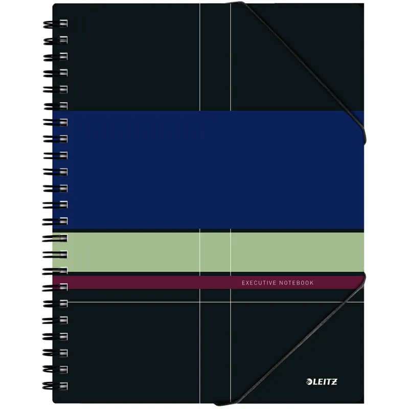 Collegeblock Leitz Executive Be Mobile 4463 - A4 210 x 297 mm mehrfarbig kariert Lineatur22 5 x 5 mm 80 Blatt FSC hochweißes Premiumpapier 90 g/m²
