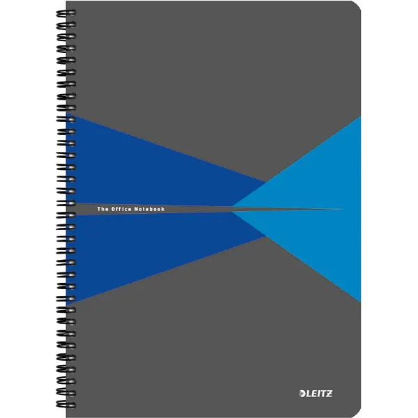 Collegeblock Leitz Office 4496 - A4 210 x 297 mm blau liniert Lineatur21 mit Schreiblinie 90 Blatt FSC hochweißes Premiumpapier 90 g/m²