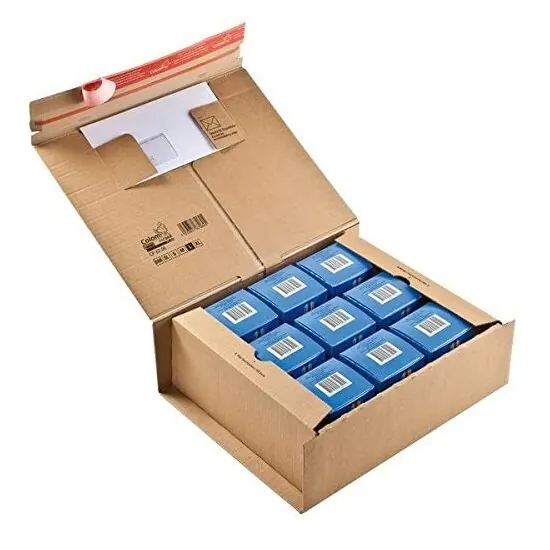 ColomPac® Paket Versandkarton 385 x 315 x 130 mm, braun