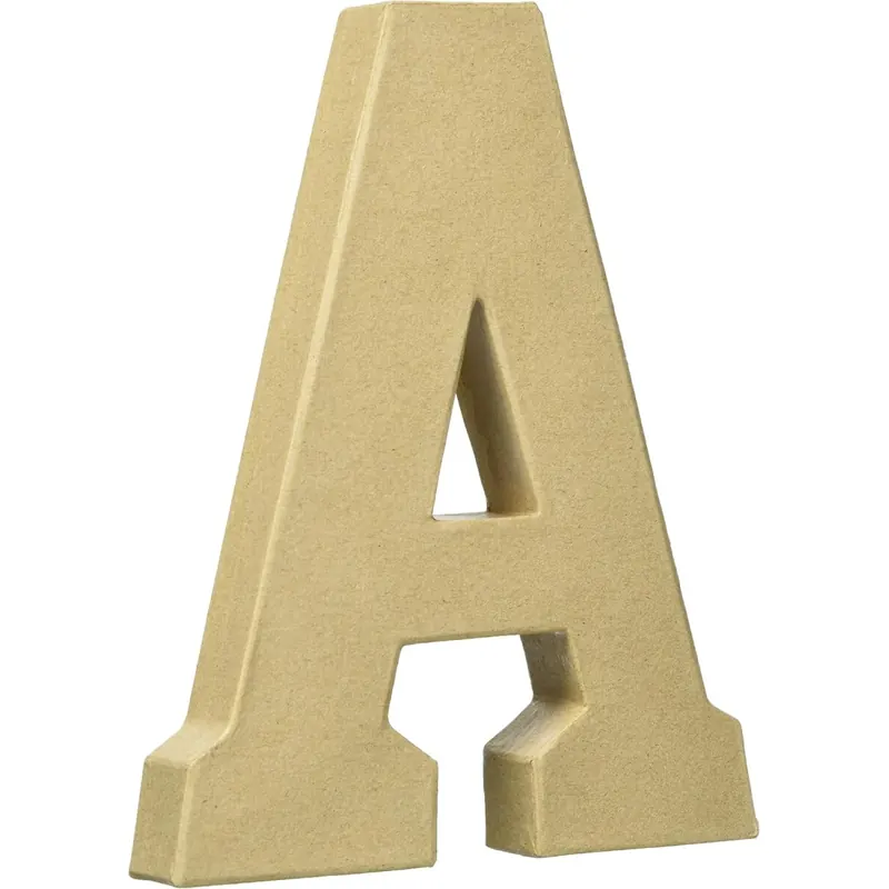 Décopatch AC852C - Buchstabe aus Pappmaché, A , 20cm, 1 Stück