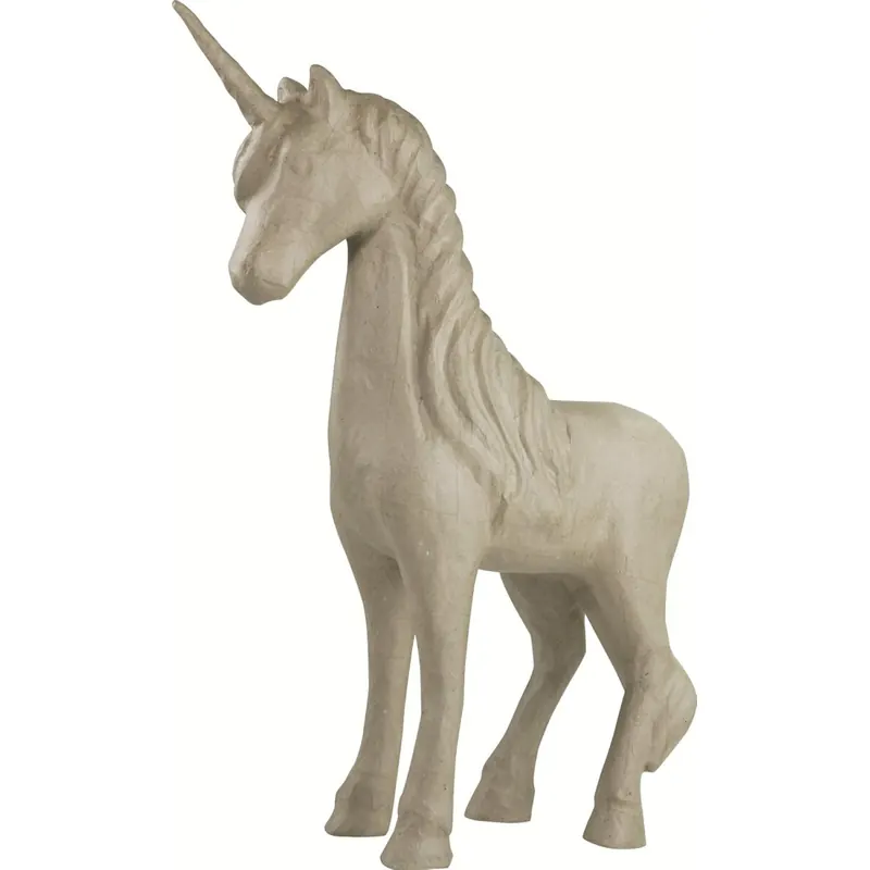 Décopatch Figur Pappmaché Einhorn XL, Clairefontaine