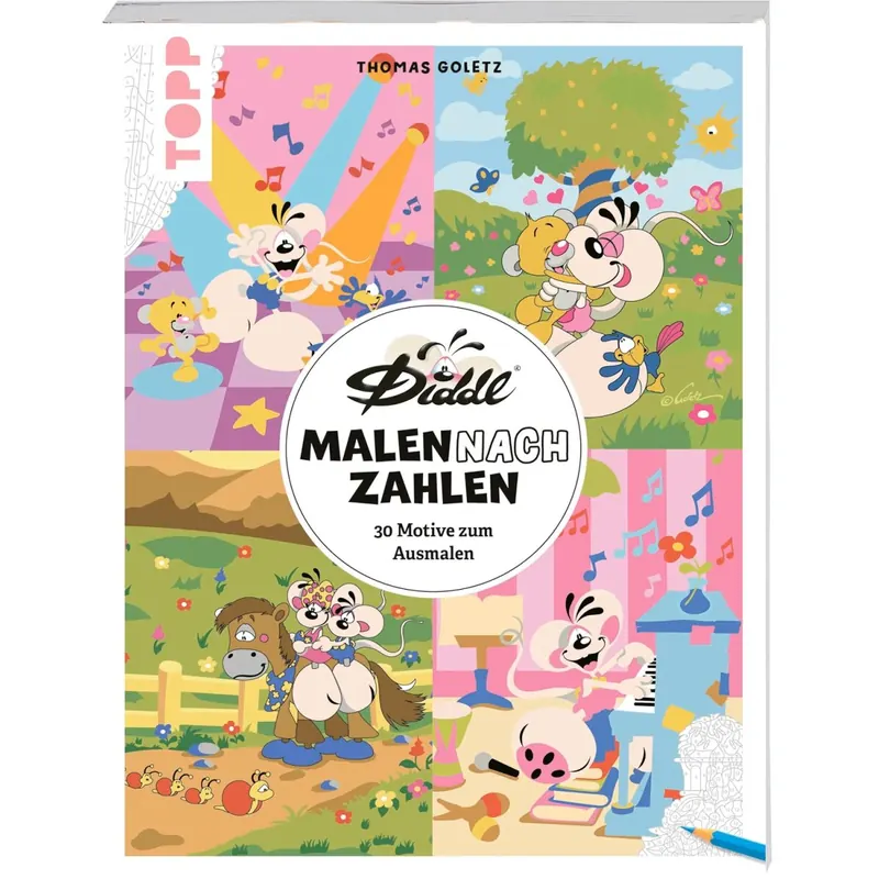 DIDDL – Malen nach Zahlen: 30 Motive zum Ausmalen (Diddl is back!)
