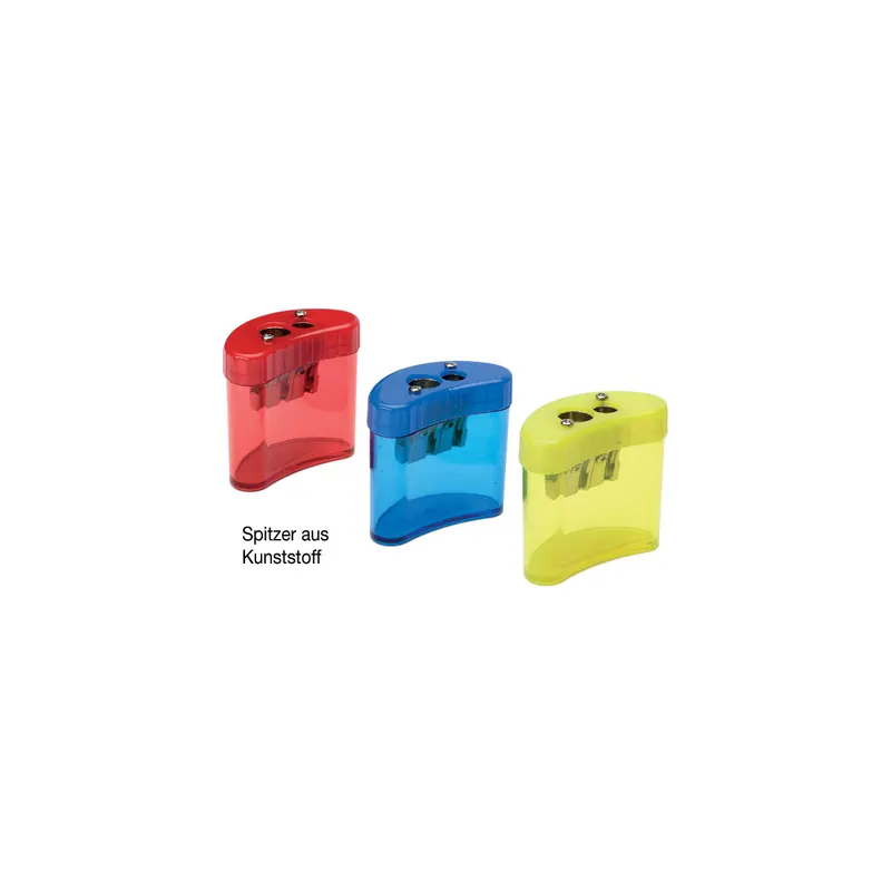 Dosenspitzer myHome & Office Hausmarke 011203-301 - Doppelspitzer bis Ø 11 mm farbig sortiert