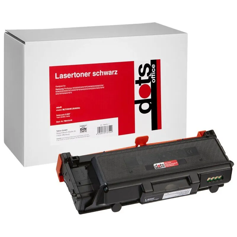 dots schwarz Toner kompatibel zu SAMSUNG MLT-D204L (SU929A)