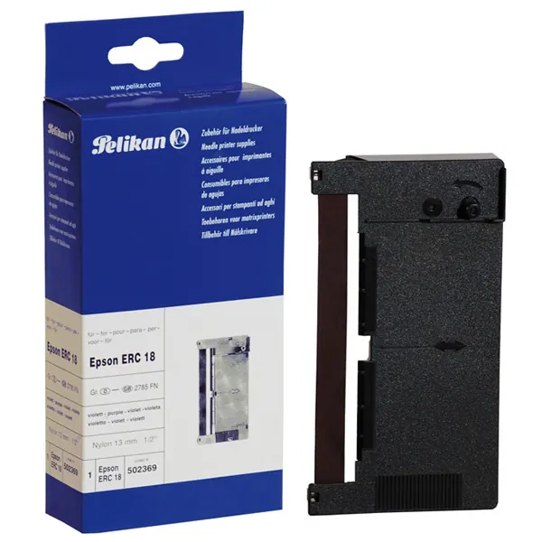 Druckerfarbband Pelikan für Epson 502369 - violett ERC 18 13 mm x 12 m