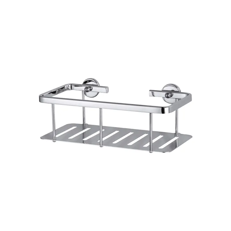 Duschablagekorb tesa ALUXX 40202 - chrom einstöckig Klebelösung Aluminium