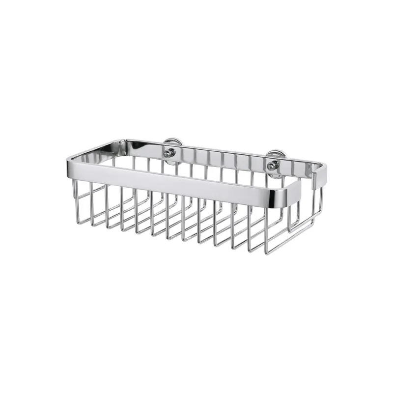 Duschablagekorb tesa ALUXX 40210 - chrom einstöckig Klebelösung Aluminium