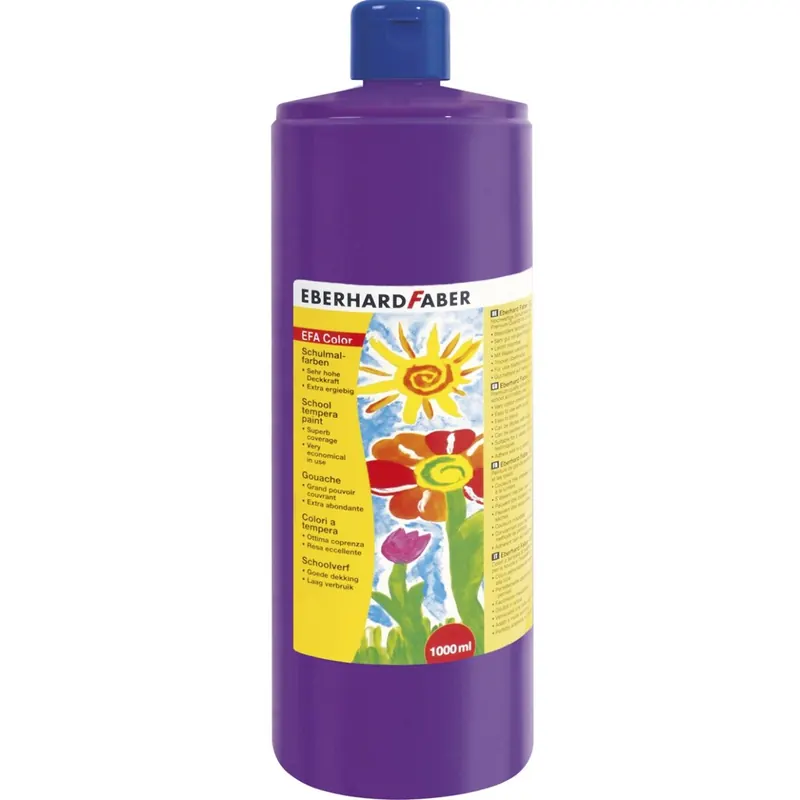 Eberhard Faber 575037 Schulmalfarbe EFA Color 1000ml p.violett