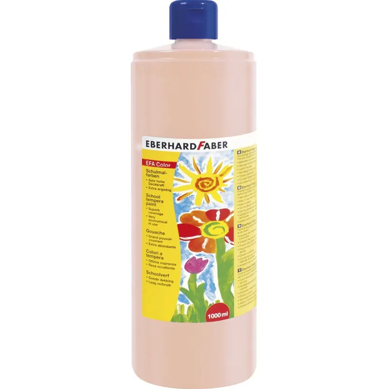 Eberhard Faber 575087 Schulmalfarbe EFA Color 1000ml beigerot