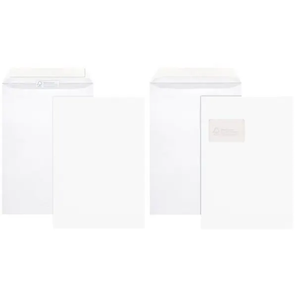 Elepa - rössler kuvert FSC® Versandtaschen, ohne Fenster, 100 g/qm, C4 (229x324 mm), 100 Stück