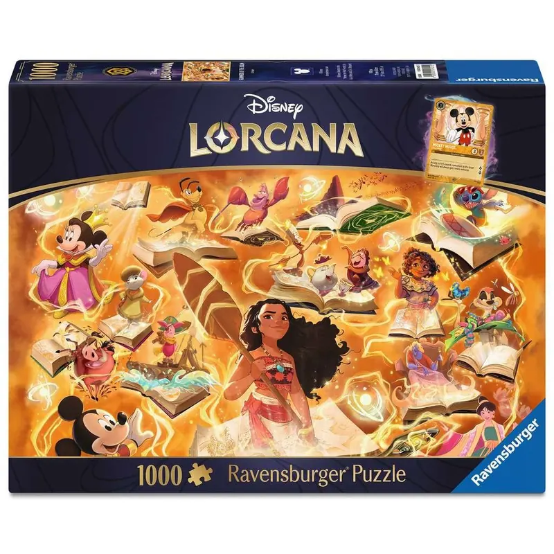 Erwachsenenpuzzle 1000 Teile - Disney Lorcana - Glimmers of The Realm: Amber