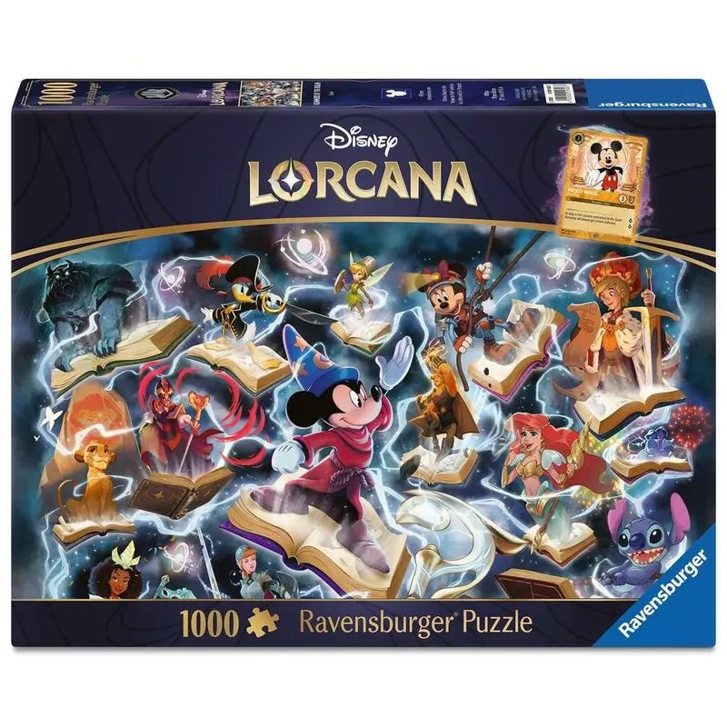 Erwachsenenpuzzle 1000 Teile - Disney Lorcana - Glimmers of The Realm: Steel