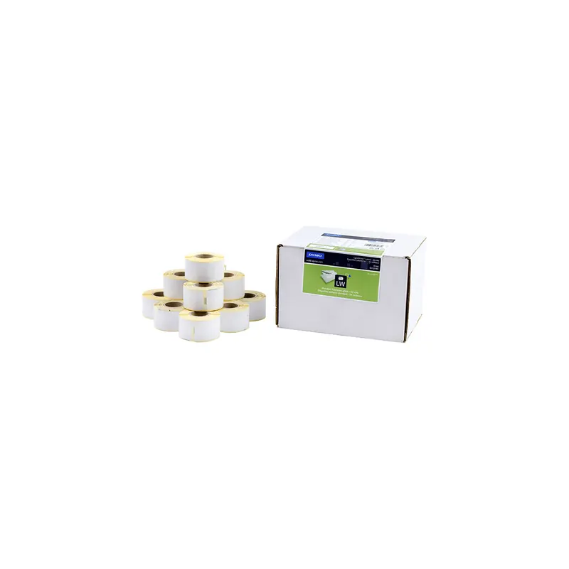 Etikettendrucker Rollenetikett Dymo 13188 - auf Rolle Adress-Etikett 28 x 89 mm weiß permanent Thermopapier für Thermodrucker Karton/24x130