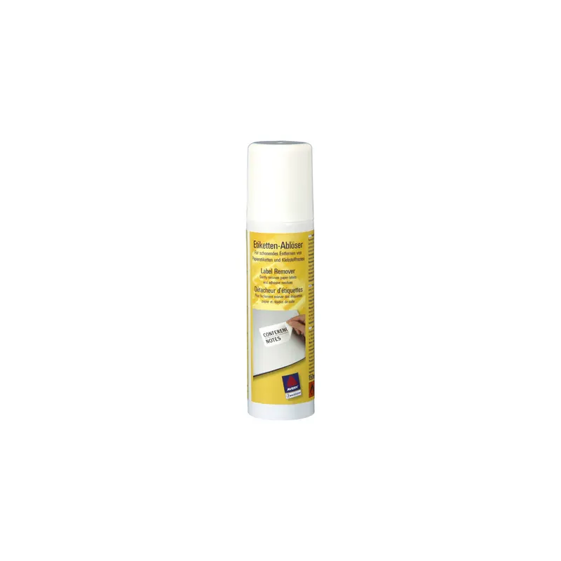 Etikettenlöser Avery Zweckform 3590 - farblos Sprühdose löst Papieretiketten und Kleberückstände 150 ml