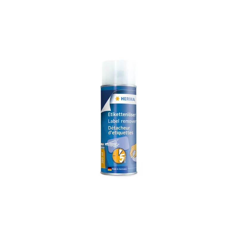Etikettenlöser Herma 1266 - farblos Sprühdose löst Papieretiketten und Kleberückstände 200 ml