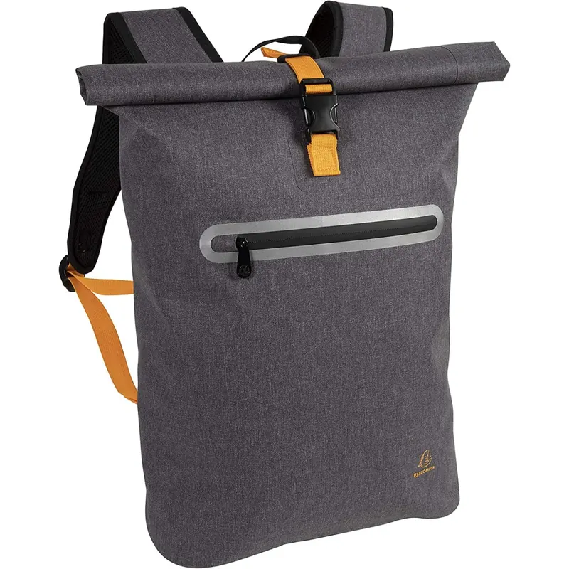 Exacompta 17834E Premium Rucksack Exactive Young mit 15" Laptopfach nahtlos wasserdicht mit Außentasche ideal für Reisen, Freizeit und Schule grau