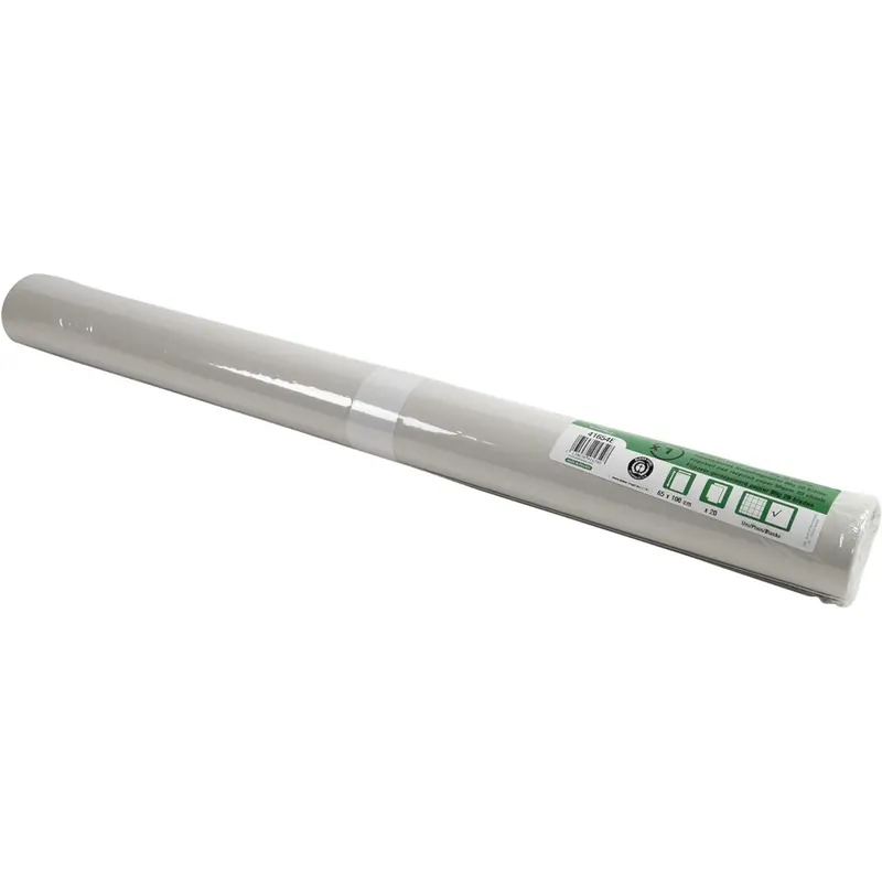 Exacompta 41654E Flipchartblock Forever, Recyclingpapier, 80 g/m2, 65 x 100 cm, 20 Blatt, blanko, 1 Rolle, weiß