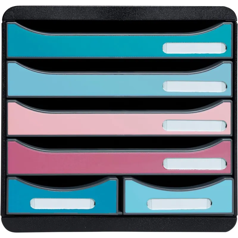 Exacompta - Skandi 312606D - 1 Ordnungsmodul Big Box Maxi 6 Schubladen - verschiedene Farben