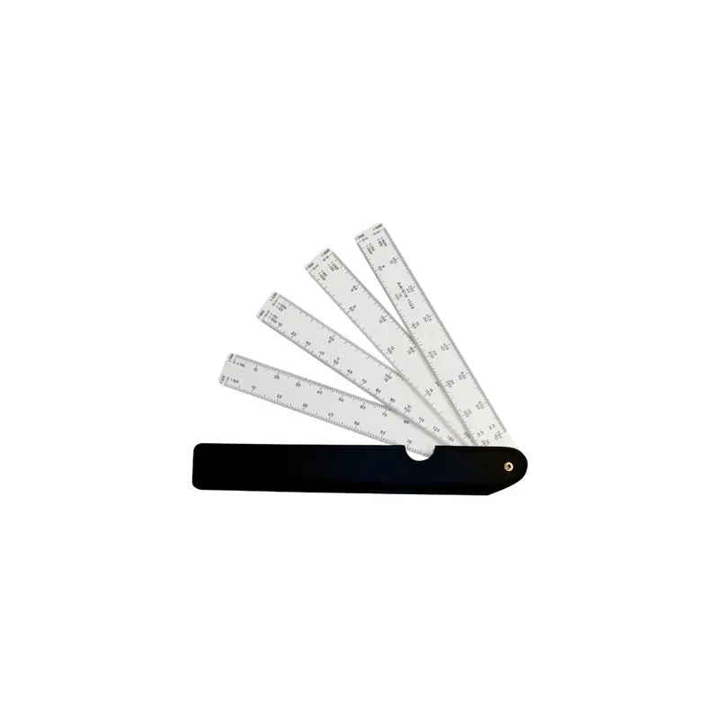 Fächermaßstab Aristo AR1322 - 29,8 cm weiß 4 Fächer 1:625 :750 :1000 :1250 :1500 :2000 :2500 :5000 Kunststoff