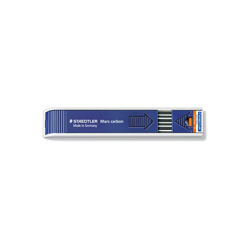 Fallminenstift Ersatzmine Staedtler Mars carbon 200 - schwarz 2,00 mm H Pckg/12