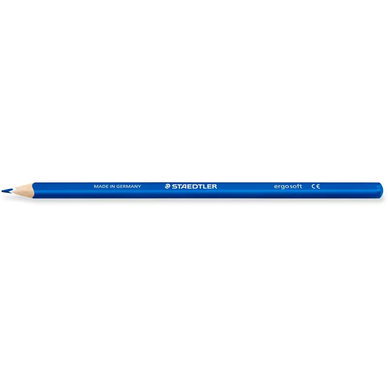 Farbstift Staedtler Mars ergo soft 157 - blau Normalmine Ø 3 mm Dreieckform