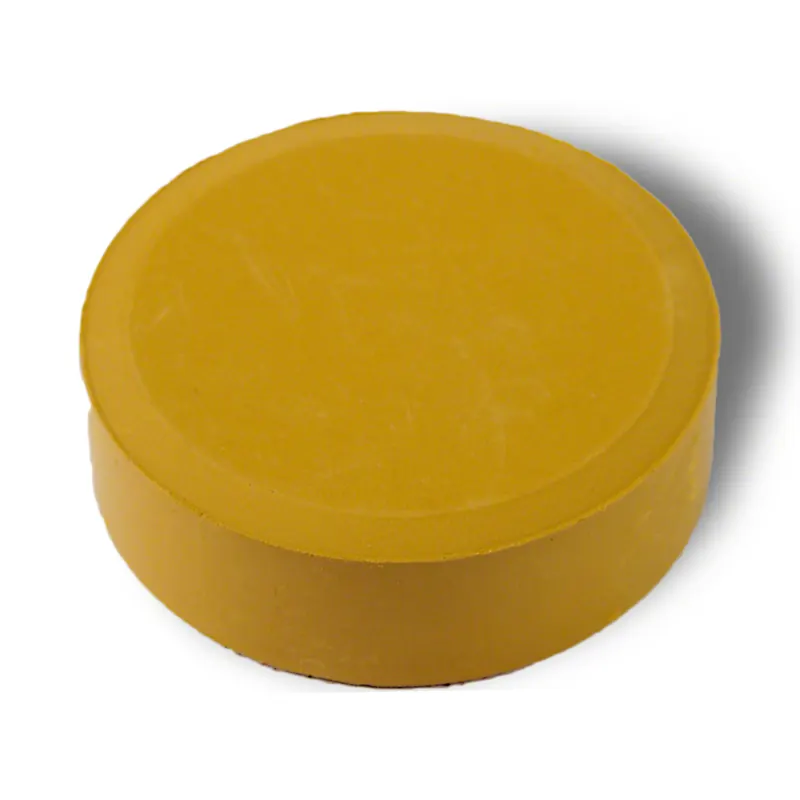 Farbtablette, 44mm Ø, ocker gebrannt