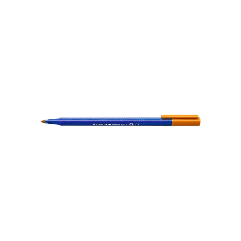 Fasermaler Staedtler triplus color 323 - hellbraun 1 mm Rundspitze aus recyceltem Kunststoff Tinte auf Wasserbasis ergonomischer Dreikantschaft