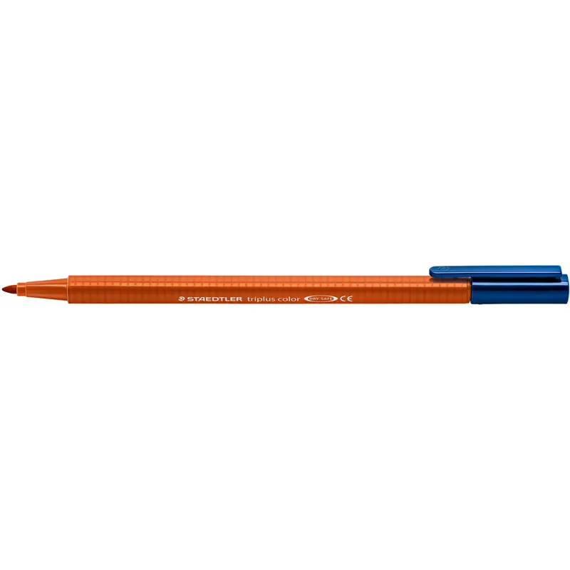 Fasermaler Staedtler triplus color 323 - sienna gebrannt 1 mm Rundspitze Tinte auf Wasserbasis ergonomischer Dreikantschaft