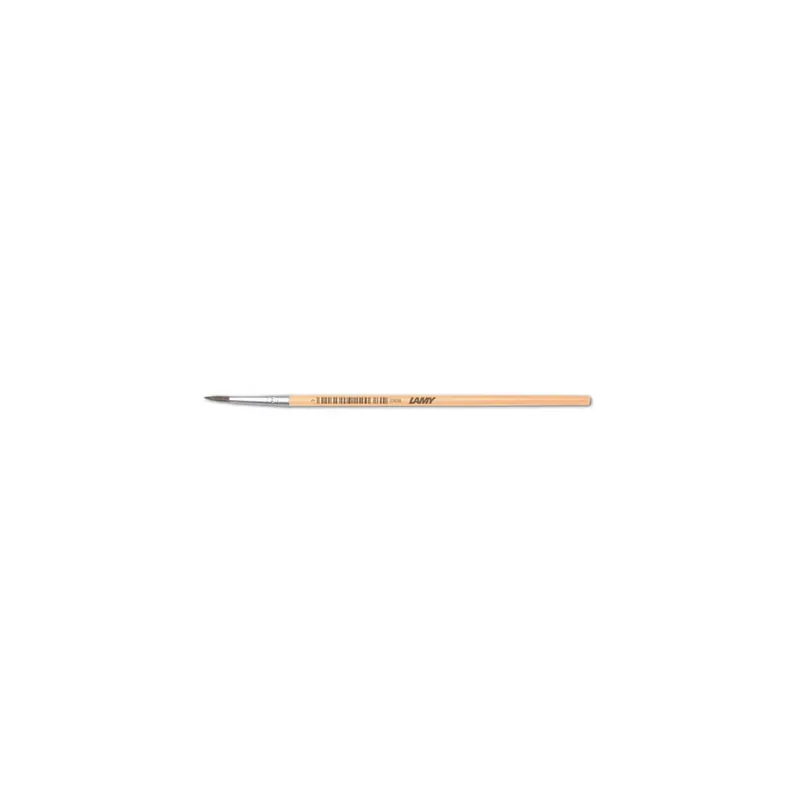Feinhaarpinsel Lamy Standard-FH 1222038 - Strichstärke 2 nahtlose Aluzwinge Stiel aus Holz