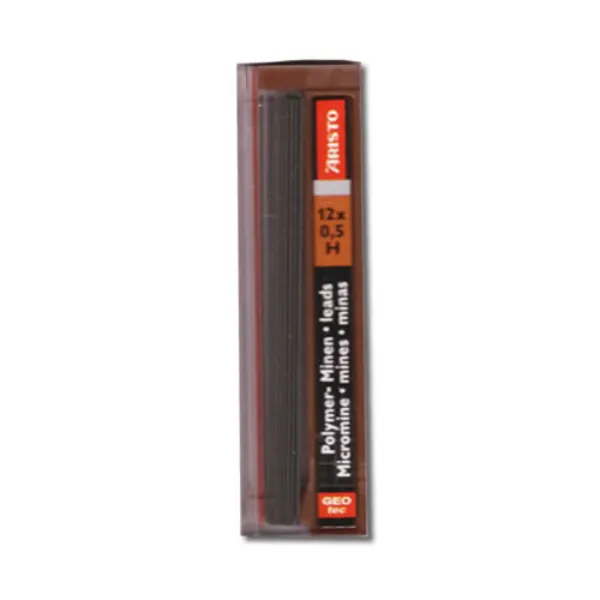 Feinminenstift Ersatzmine Aristo AH86528 - schwarz 0,50 mm H Pckg/12