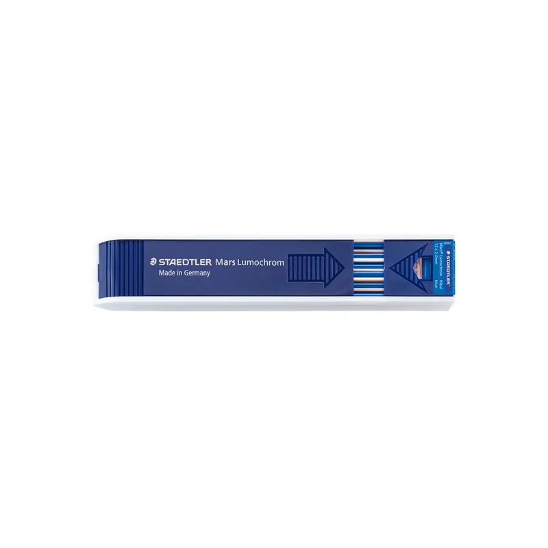 Feinminenstift Ersatzmine Staedtler Mars Lumochrom 204-3 - blau 2,00 mm HB Pckg/12