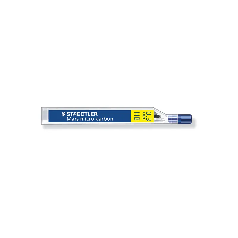Feinminenstift Ersatzmine Staedtler Mars micro carbon 25003 - schwarz 0,30 mm HB Pckg/12