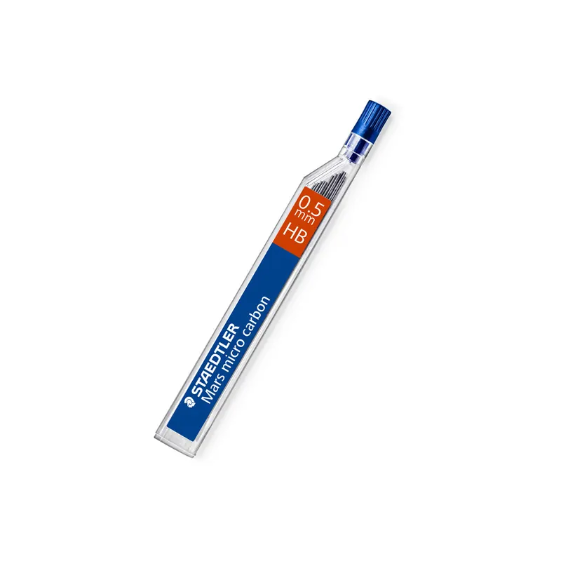 Feinminenstift Ersatzmine Staedtler Mars micro carbon 25005 - schwarz 0,50 mm HB Pckg/12