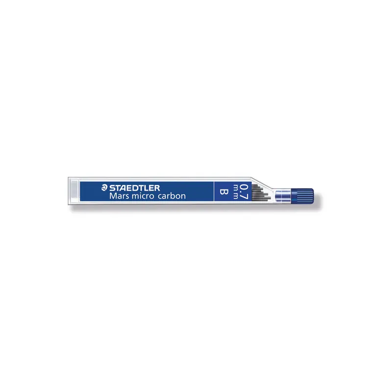 Feinminenstift Ersatzmine Staedtler Mars micro carbon 25007 - schwarz 0,70 mm B Pckg/12