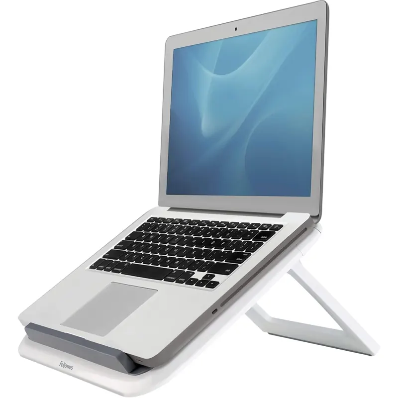 Fellowes Laptop Ständer I-Spire Quick Lift - Laptop Ständer faltbar für Laptops bis 17 Zoll (43,18 cm) - Laptop Ständer weiß