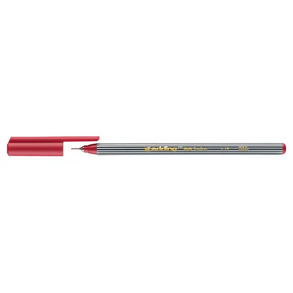 Fineliner edding 55 - karminrot 0,3 mm Kunststoffschaft