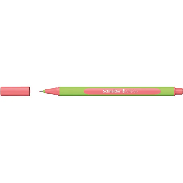 Fineliner Schneider Line-Up 910 191060 - neon-red 0,4 mm gummierter Dreikantschaft