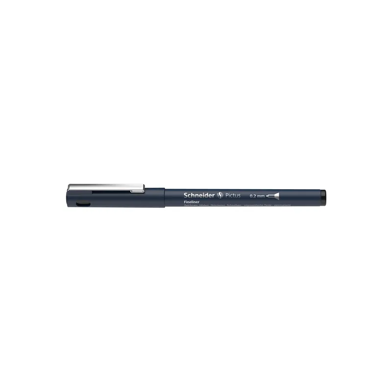 Fineliner Schneider Pictus 1972 - schwarz 0,2 mm