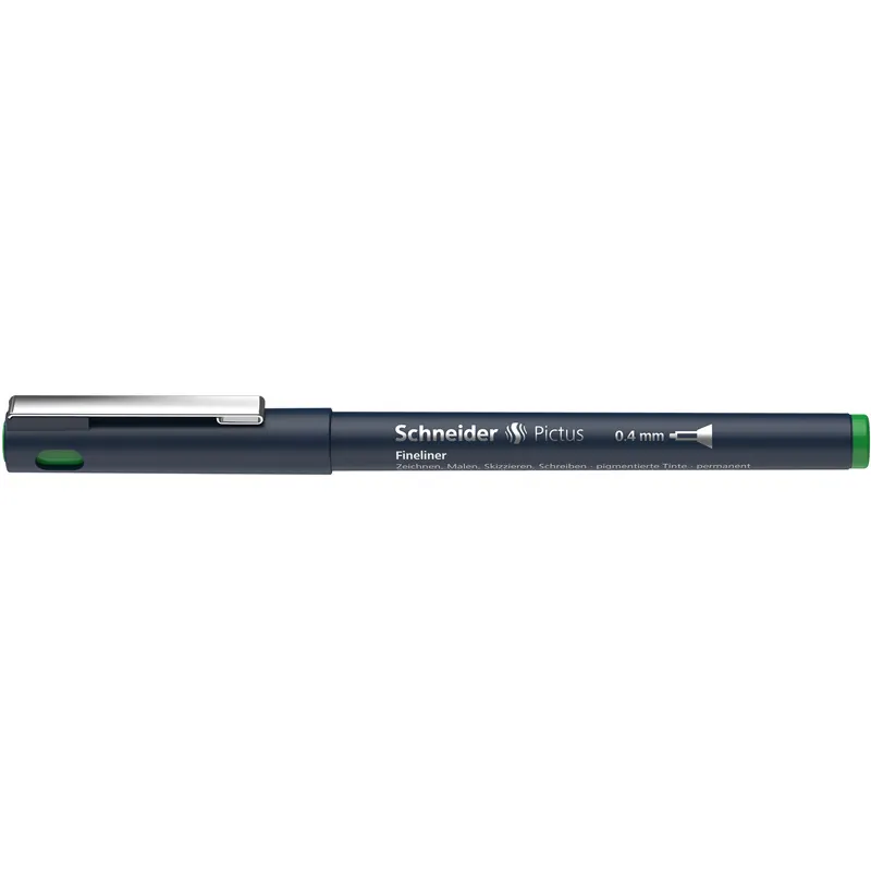 Fineliner Schneider Pictus 1974 - grün 0,4 mm