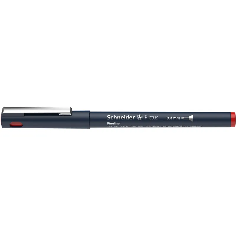 Fineliner Schneider Pictus 1974 - rot 0,4 mm